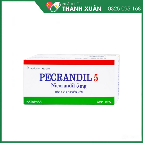 Thuốc Pecrandil 5mg Hà Tây trị đau thắt ngực